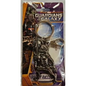 Guardians of the Galaxy Rocket Raccoon Keychain Marvel Avengers New
